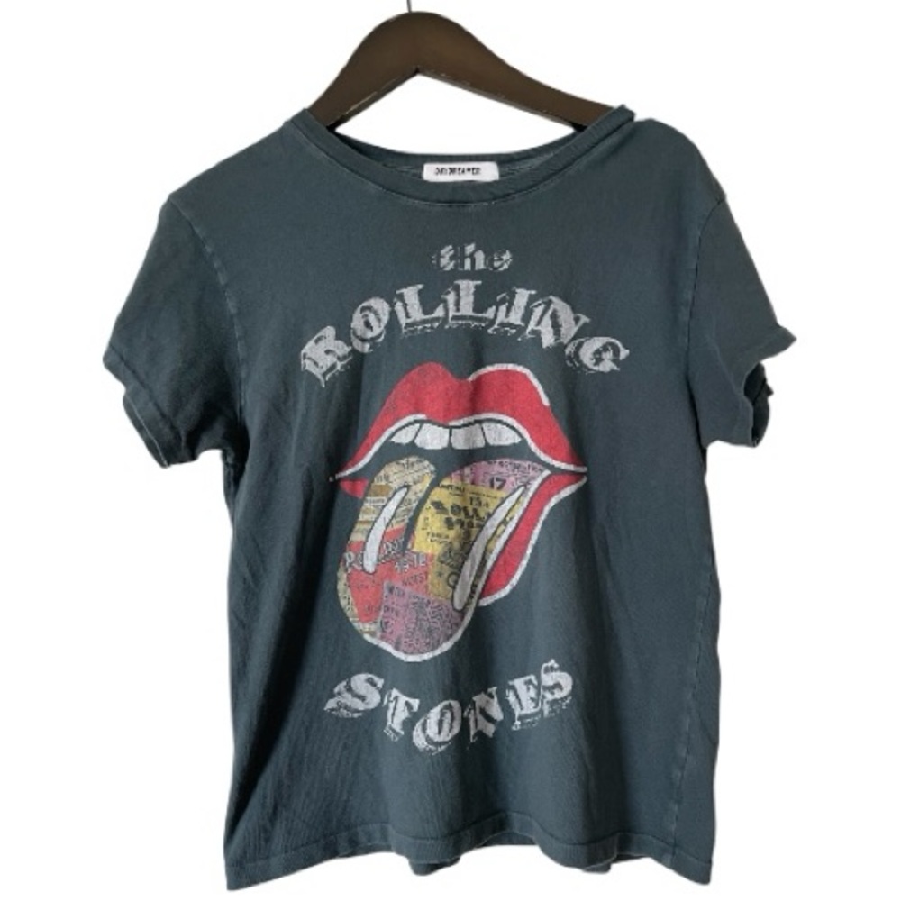 Daydreamer Rolling Stones Ticket Fill Tongue Tour Tee in Vintage size small